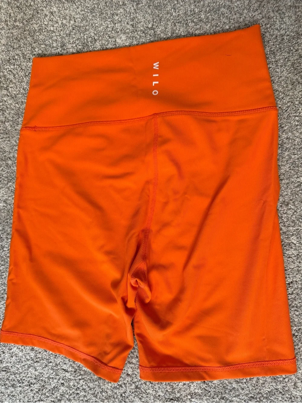 Wilo High-Rise Orange Shorts